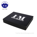 Luxury Black Cardboard Paper Packaging Box For Sweater